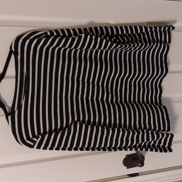 Mih jeans oversized Breton tee - Picture 1 of 2